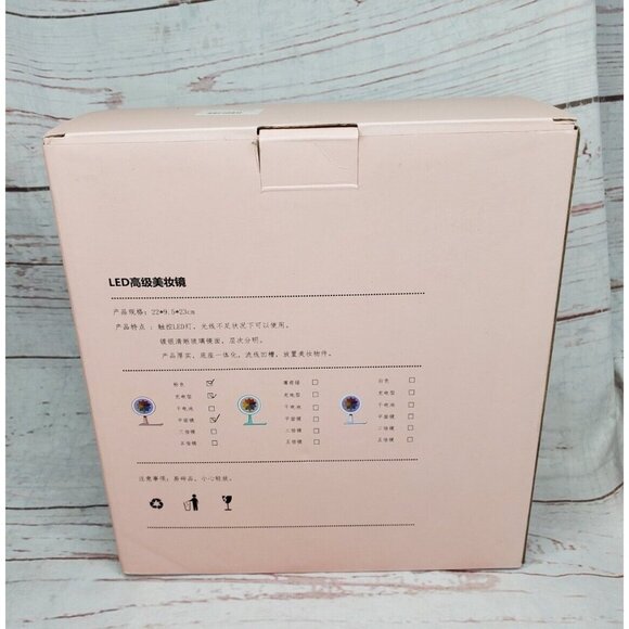 Illuminate Your Beauty with our LED Swivel Neck Pink Rechargeable Makeup Mirror - Picture 10 of 12